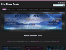 Tablet Screenshot of erinrhewbooks.com